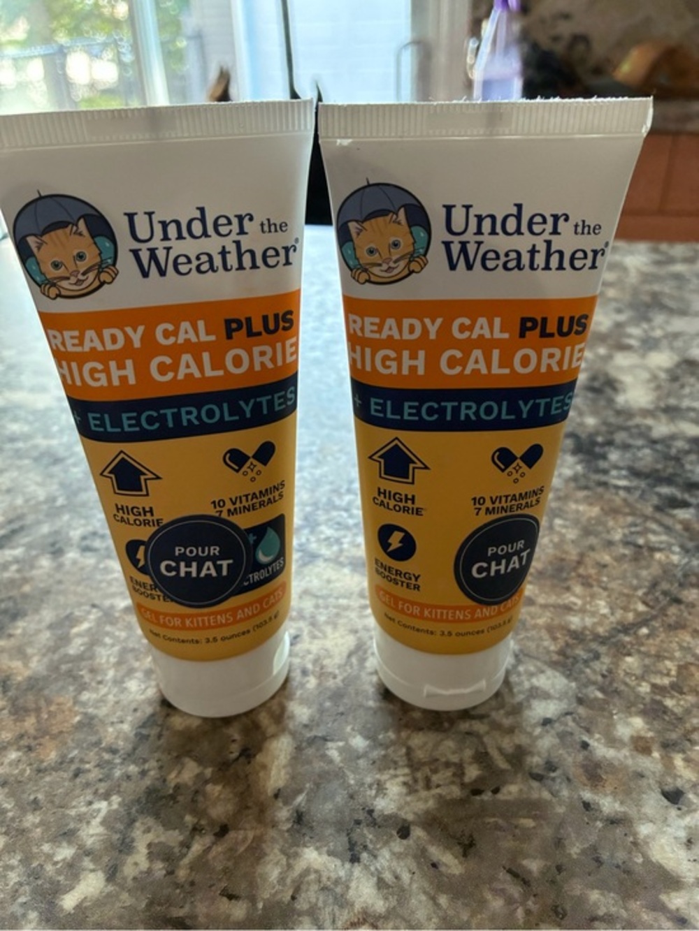 Under the Weather Ready Cal Plus High Calorie Electrolytes Gel - Yellow & Blue